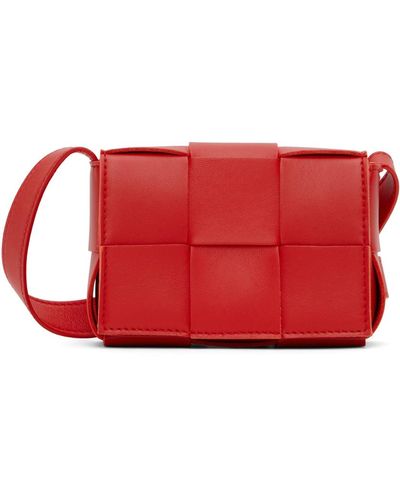 Bottega Veneta Red Candy Cassette Bag