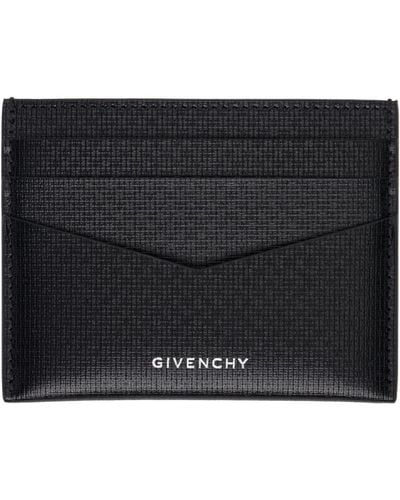 Givenchy Two Tone 4G Classic Card Holder - Black