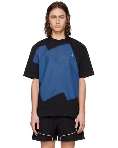 Adererror Significantコレクション ロゴパッチ Tシャツ - ブルー