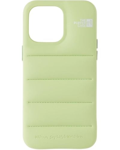 Urban Sophistication 'The Puffer' Iphone 15 Pro Max Case - Green