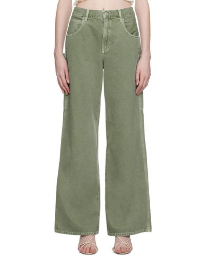 Agolde Green Magda Jeans