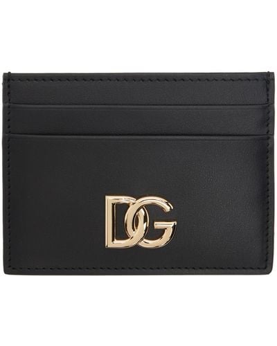 Dolce & Gabbana カーフスキン Dg ロゴ カードケース - ブラック