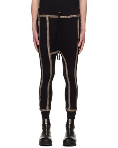 Boris Bidjan Saberi Longjohn2.2 St Lounge Trousers - Black