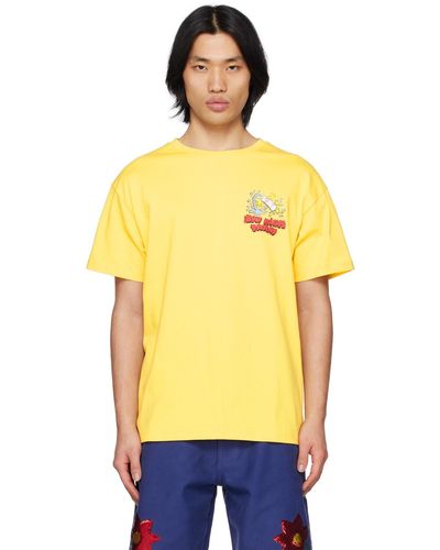 Sky High Farm 'slippery When Wet' T-shirt - Yellow