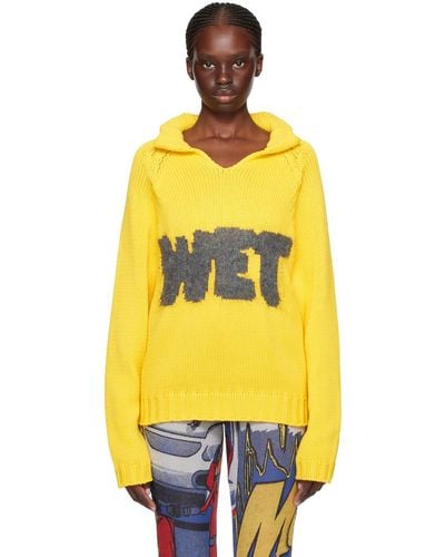 ERL 'Wet' Sweater - Yellow