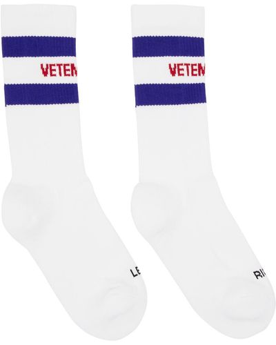 Vetements White Iconic Socks
