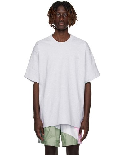 adidas Originals グレー Contempo Tシャツ - ホワイト