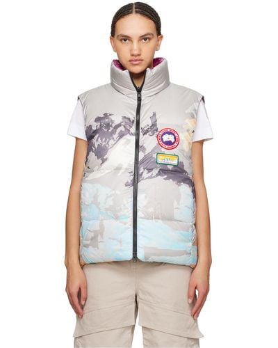 Canada Goose Blue Kidsuper & Nba Edition Reversible Down Vest - Multicolour