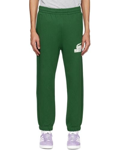 Lacoste Green Drawstring Lounge Trousers