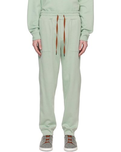 Zegna Green Essential Lounge Trousers