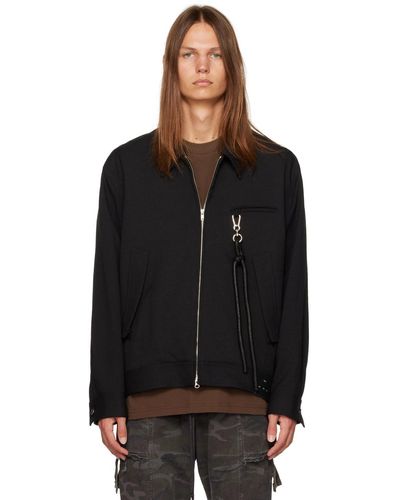 Song For The Mute Coach Jacket - Black