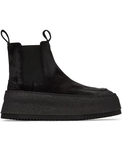 Marsèll Ssense Exclusive Black Parapana Boots