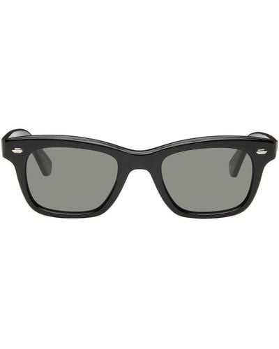 Garrett Leight Grove Sunglasses - Black