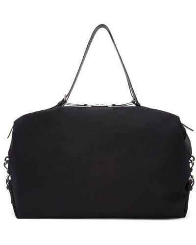 Saint Laurent Black Canvas Large Id Convertible Bag