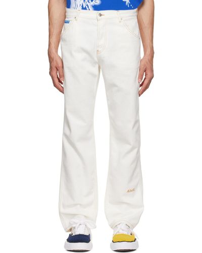 Advisory Board Crystals Fit C Painter Jeans - White