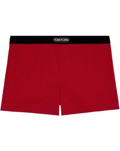 Tom Ford Patch Boxers - Red
