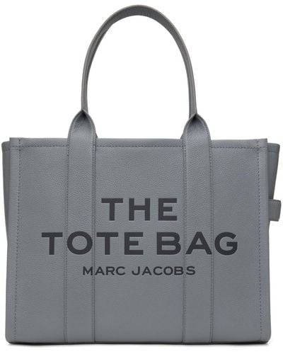 Marc Jacobs グレー The Leather Large トートバッグ