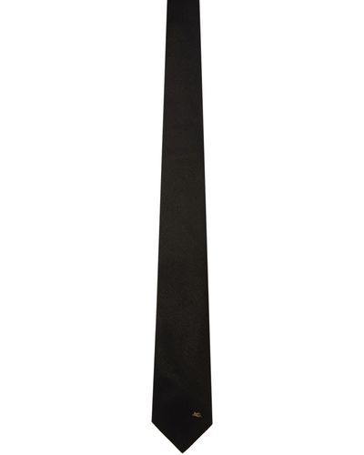 Etro Pegaso ネクタイ - ブラック