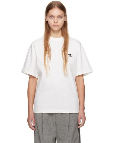 Adererror Off-white Embroidered T-shirt