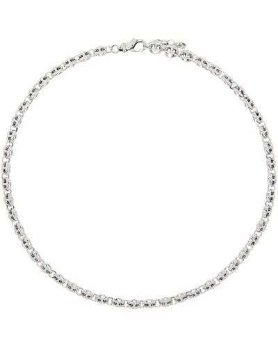 Sophie Buhai Small Circle Link Necklace - Metallic