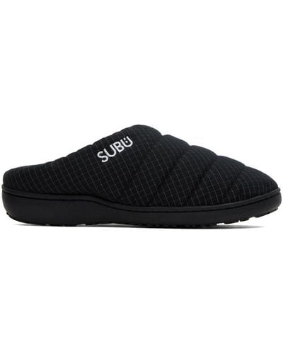 and wander Black Subu Edition Permanent Slippers