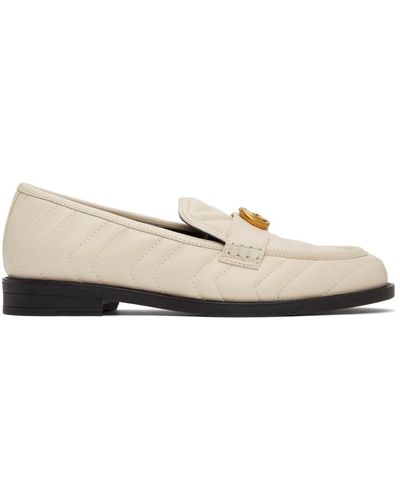 Gucci Double G Loafers - Natural