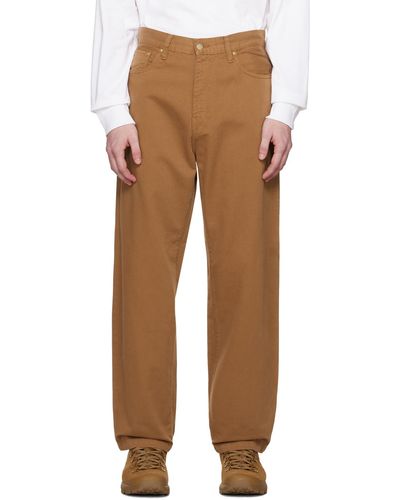 Carhartt Pantalon derby brun - Multicolore