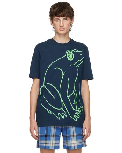 PS by Paul Smith ブルー Frog Tシャツ