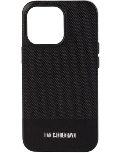 Han Kjobenhavn Native Union Edition Leather Iphone 13 Pro Case - Black