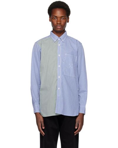 Pop Trading Co. Checked Shirt - Blue