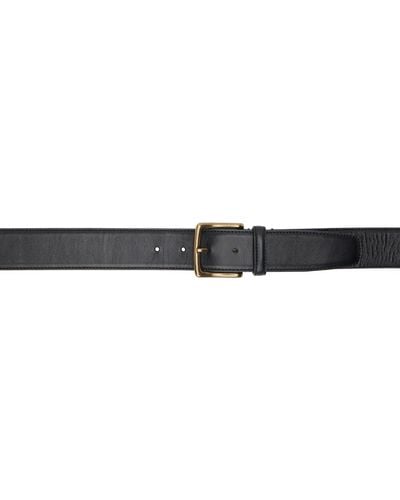 Officine Creative Black Oc Strip 03 Belt