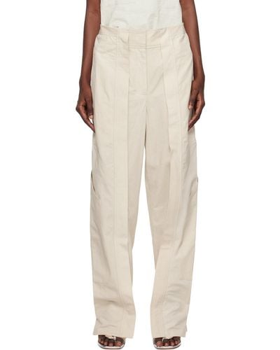 Christopher Esber Off-white Cocosolo Trousers - Natural