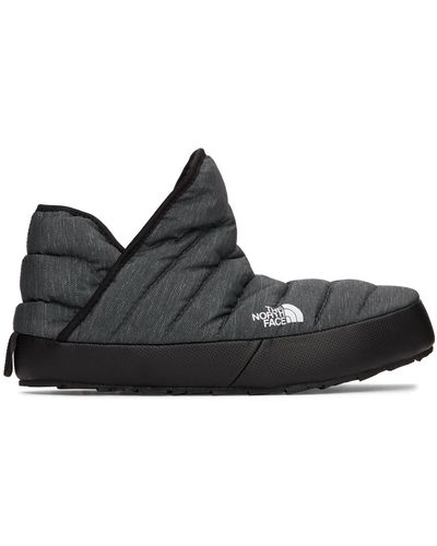 The North Face Grey Thermoball Traction Loafers - Black