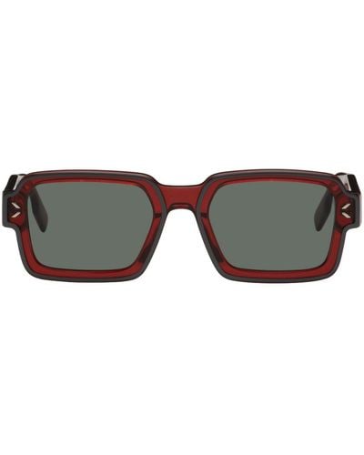 McQ Mcq Red Square Sunglasses - Black