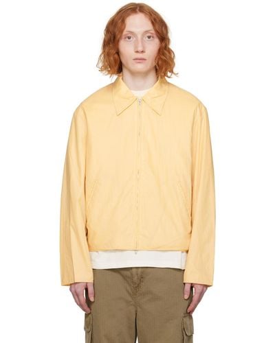 Our Legacy Yellow Mini Jacket - Multicolor
