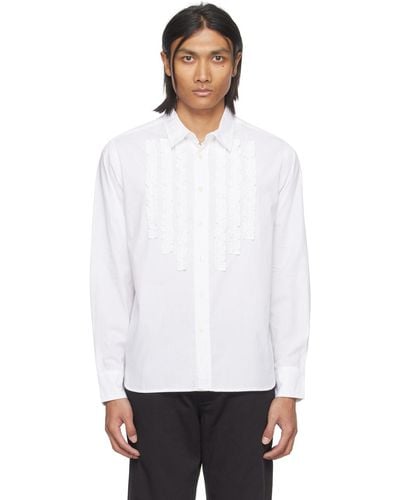 Universal Works Frill Shirt - White