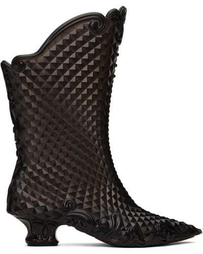 Y. Project Melissa Edition Court Boots - Black