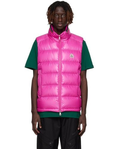Moncler Ouse ダウンベスト - ピンク