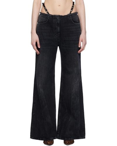 Givenchy Voyou Belt Jeans - Black