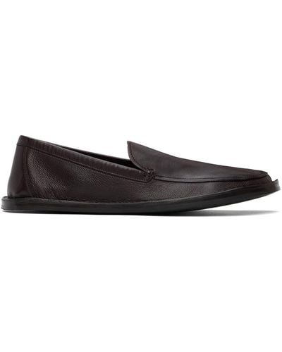 The Row Cary V1 Loafers - Black