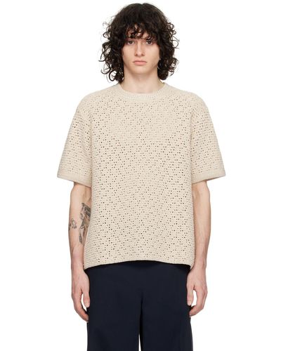 Bottega Veneta Off- Crewneck T-Shirt - Black