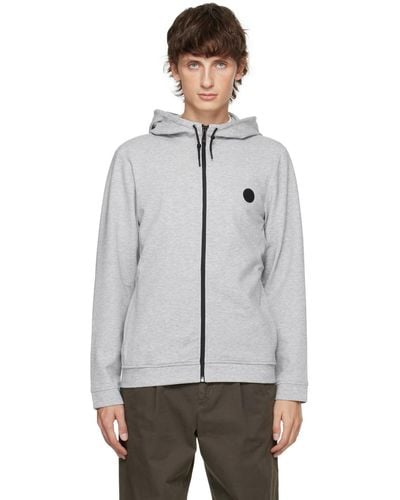 PS by Paul Smith Gray Patch Hoodie