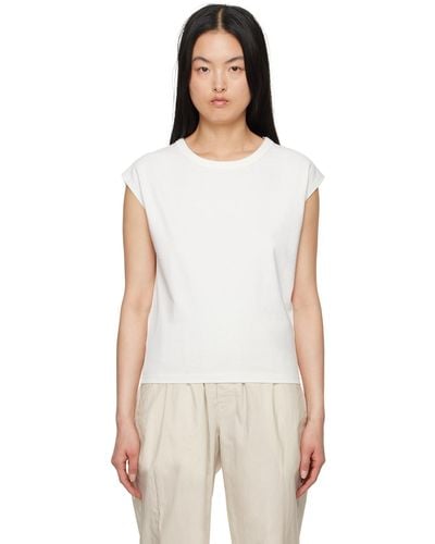 Lemaire Off- Cap Sleeve T-Shirt - Multicolour