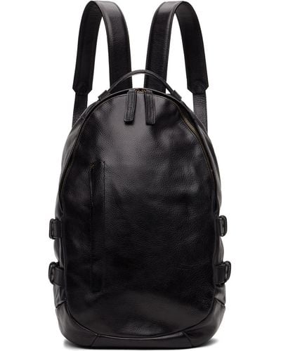 Men's Black Leather Backpack: OC PACK – Officine Creative EU