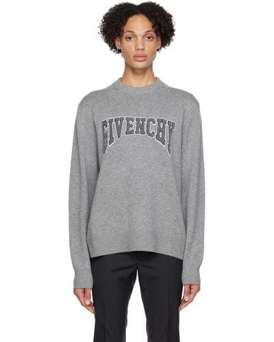Givenchy Grey University Jumper