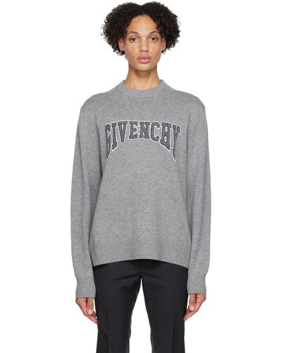 Givenchy Pull college gris