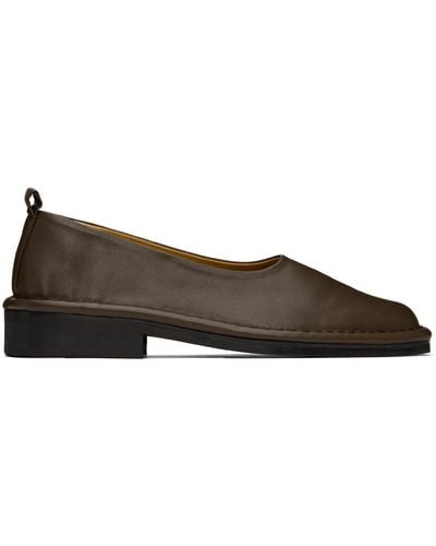LE17SEPTEMBRE Leather Loafers - Black