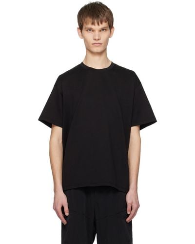 Attachment クルーネックtシャツ - ブラック