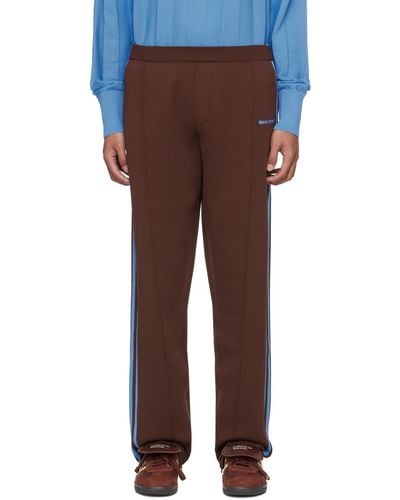 Wales Bonner Brown Adidas Originals Edition Statement Track Trousers - Multicolour