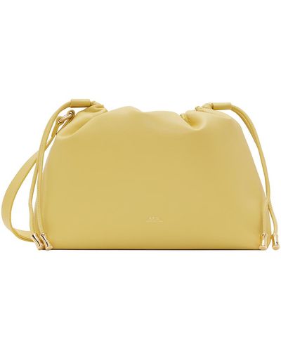 A.P.C. Sac ninon jaune - Noir